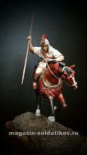 Сборная фигура из металла Hispanic (Iberian) Warrior, 54 мм, Alive history miniatures - фото