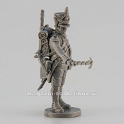 Сборная миниатюра из смолы Артиллерист с пальником, Франция, 28 мм, Аванпост - фото