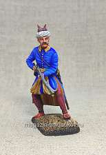 Материал - двухкомпонентный пластик Турецкий ополченец 1787-91, Студия Большой полк - фото