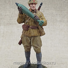 Красноармеец-мин. с миной к 120-мм плк. миномёту, 1941-43 гг. СССР, 54 мм, Soldanir (QF0542) (QF0542)