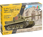 Сборная модель из пластика PZ. KPFW. VI TIGER I AUSF. E/H1 (1/35) Italeri - фото