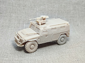 Автомобиль ГАЗ «Тигр» с пулемётом 1/56 3Д Корнукопия - фото