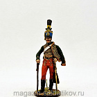 Миниатюра из олова Вахмистр 4го гусарского полка Гессен-Гамбурга.1805-15 гг. 54 мм,Студия Большой полк (ИЛ0374.12.03.54) (ИЛ0374.12.03.54)