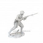 Сборная миниатюра из смолы Германский штурмовик, 75 мм, Солдатики Публия
