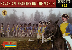 Bavarian Infantry on the March (1/72) Strelets