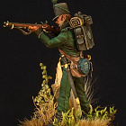 Сборная миниатюра из смолы Британский стрелок 95-го полка 54 мм, Chronos miniatures (CHM-54089) (CHM-54089)