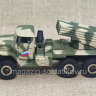 РСЗО 9К51 модель бронетехники 1/72 «Русские танки» №089 (РТ089) (РТ089)