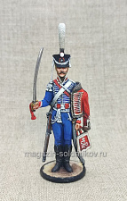 Миниатюра из олова Гусар 1812 г., 54 мм, Студия Большой полк - фото