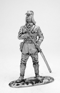 Миниатюра из олова 266 РТ Офицер императорской армии, 54 мм, Ратник