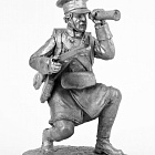 Миниатюра из олова 459 РТ Лифляндский стрелок, 1812 г. на колене, 54 мм, Ратник (459-РТ) (459-РТ)