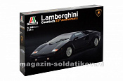 Сборная модель из пластика ИТ Автомобиль Lamborghini Countach (1/24) Italeri - фото