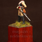 Сборная фигура из смолы SM 5422 Прусский кирасир. 1756-1763 годы, 54 мм, SOGA miniatures (SM-5422) (SM-5422)