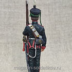 Миниатюра из олова Конный егерь Эстляндского полка, Россия 1813 г, 54 мм, Студия Большой полк (ИЛ2172.12.02.54) (ИЛ2172.12.02.54)