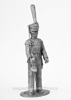 Миниатюра из олова 480 РТ Трубач конно-егерских полков, 1813-14 гг. 54 мм, Ратник (480-РТ) (480-РТ)