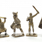 Фигурки из металла Гладиаторы (наб. 6 шт,) 40 мм, Бронзовая коллекция