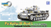 Масштабная модель в сборе и окраске Д Танк Pz.Kpfw.III Ausf.L Late Production, Pz.Rgt.25, 7.Pz-Div., South Russia (1/72) Dragon - фото