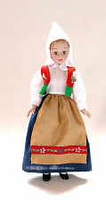 Швеция. Куклы в костюмах народов мира DeAgostini - фото