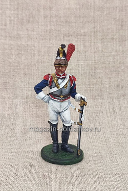 Французский кирасир 1812 г. 54 мм, Студия Большой полк (ИЛ1636.12.03.54) (ИЛ1636.12.03.54)