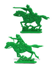 Казаки-левши (2 шт, пластик зелёный) Воины и битвы - фото