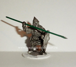 Пеший воин с копьём. 3-я линия, 28 мм Varang Miniatures (RMI-07) (RMI-07)