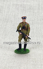 Офицер истребительно-противотанковой арт-ии Красной Армии, 1943-45 гг. СССР, 54 мм - фото