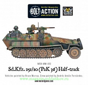 Sd.Kfz 251/10 Pak 36 BOX, Warlord. Историческая игровая миниатюра - фото