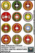 Декаль Republican Roman Cavalry shield designs 4 - фото