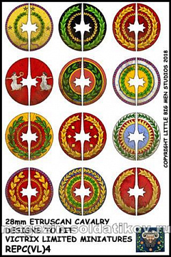 Декаль Republican Roman Cavalry shield designs 4