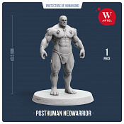 Сборные фигуры из смолы Posthuman Neowarrior, 28 мм, Артель авторской миниатюры «W» - фото