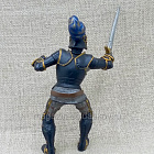 Фигурка 39275 Рыцарь в доспехах черный Papo Papo 2006, есть дефекты (меч) (603-090) (603-090)