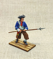 Пират с абордажной пикой, 54 мм, Студия Большой полк - фото