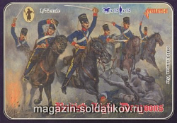 Солдатики из пластика Британские легкие драгуны . Крымская война (1/72) Strelets (040) (040)
