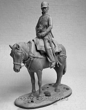 Сборная миниатюра из смолы Вожатый зарядного ящика конно-артиллерийских рот, 54 мм, Chronos miniatures - фото