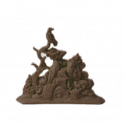 Солдатики из пластика Волшебный источник, 54 мм (шоколадный), Воины и битвы - фото