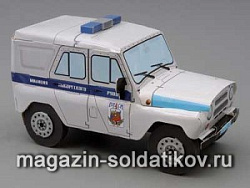 Сборная модель из картона. УАЗ 31514 RS. 1/35. Умбум (144 02) (144 02)