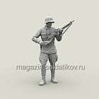 Сборная фигура из смолы SM 3126 Лейтенант РККА с трофейным ручным пулемётом Тип 11. Халхин-Гол. 1939 , 1:35, SOGA miniatures (SM-3126) (SM-3126)