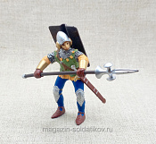 Средневековый пехотинец Papo 2003 - фото