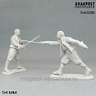 Дуэлянты, XVII в (набор 2), 54 мм, Аванпост (54026) (54026)
