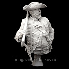 Бюст из смолы Капитан пиратов, 1:10 Medieval Forge Miniatures (A-053) (A-053)