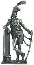 Миниатюра из металла 163. Офицер батальона моряков Императорской Гвардии, Франция 1807-1811 гг. EK Castings - фото