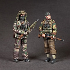 Сборная фигура из смолы SM 3619 Британские снайперы, 1:35, SOGA miniatures