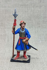 Миниатюра из олова Обер-офицер Семеновского полка Нарва., 54 мм, Студия Большой полк - фото