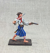 Пират в бою. Европа, XVIII век, 54 мм, Студия Большой полк - фото