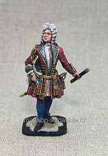 Миниатюра из олова Вельможа при европейском дворе, 54 мм, Студия Большой полк - фото