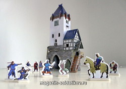 Игровой набор из картона . Дозорная башня. Умбум (201) (201)
