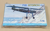 Сборная модель из пластика Самолет Fi - 156 Storch 1:72 Smer - фото
