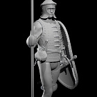 Итальянский пехотинец 75 mm (1:24) Medieval Forge Miniatures (C-75-122) (C-75-122)