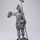 Миниатюра из олова 317 РТ Рядовой пехотного полка революционной армии 1789-95 гг., 54 мм, Ратник