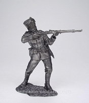 Миниатюра из олова 5273 СП Рядовой 17 гусарского полка, Германия, 1914 г. 54 мм, Солдатики Публия - фото