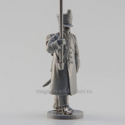 Сборная миниатюра из смолы Сержант-орлоносец линейной пехоты, 28 мм, Аванпост